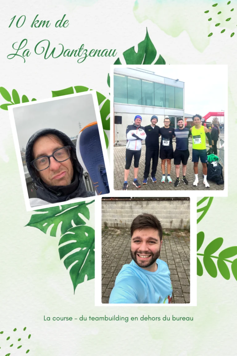 Équipe XS Groupe à la course de 10 km de La Wantzenau